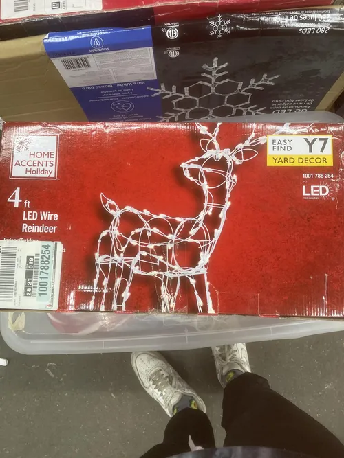 LED Wire Reindeer Sculpture