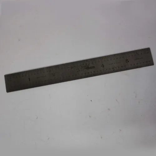 Silver 6-Inch Ruler - OFA537