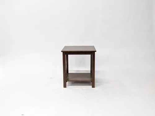 X Frame Farmhouse Side Table