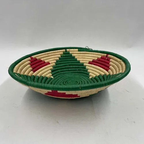 Red & Green Woven basket - DEB521