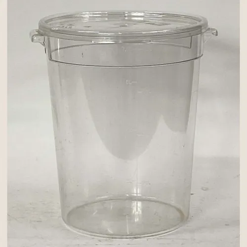 Store Plus Clear Hard Plastic Round Container - KT228