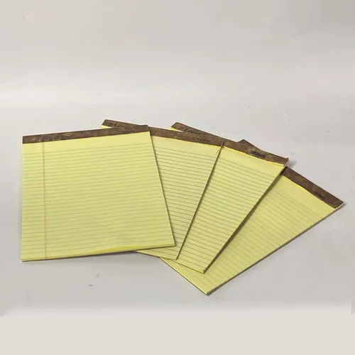 Yellow Legal Pad With Brown Top - OFA624