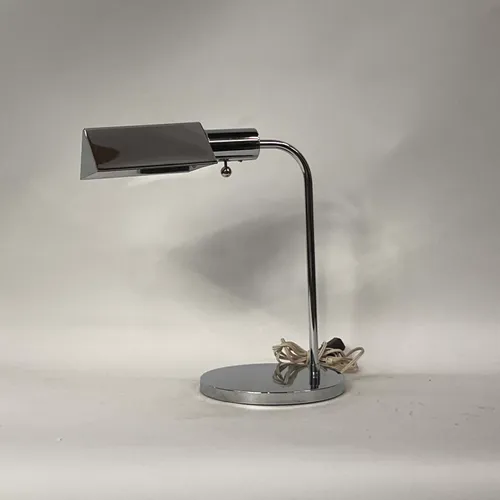 Modern Polished Chrome Triangle Desk Lamp - LI171