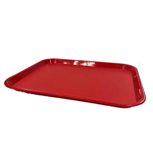 Large Red Plastic Tray - TR437