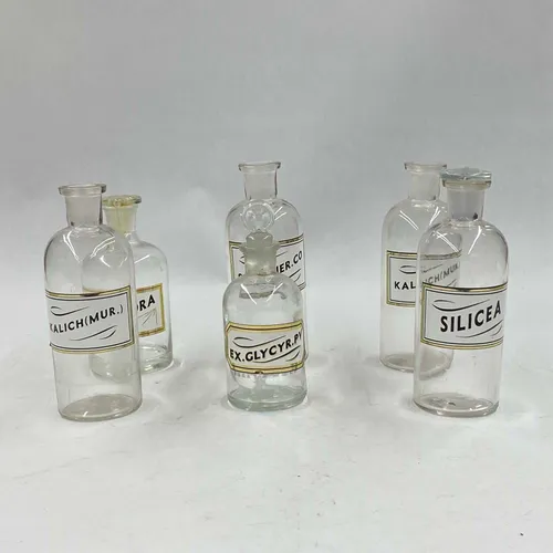 Apothecary Clear Glass Bottle Set - MOMD27