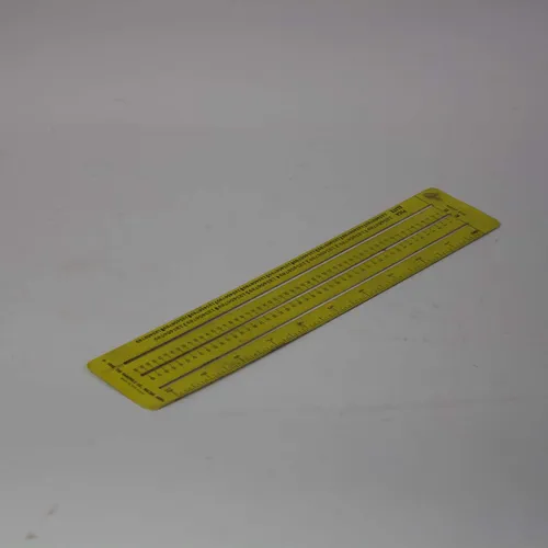 Yellow 10-Inch Testing Ruler - OFA535