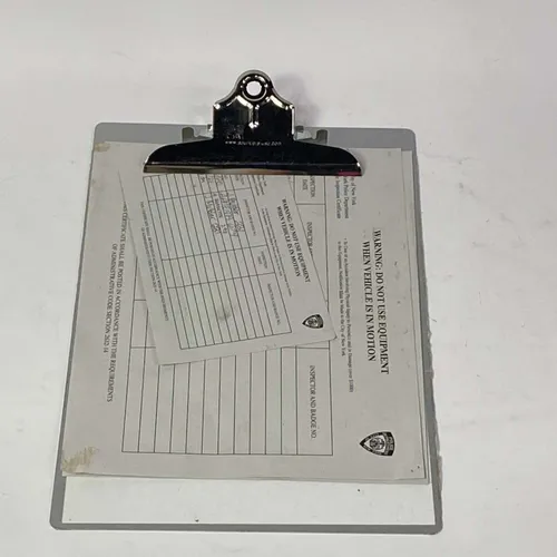 Metal NYPD Clipboard With Documents - OFA684
