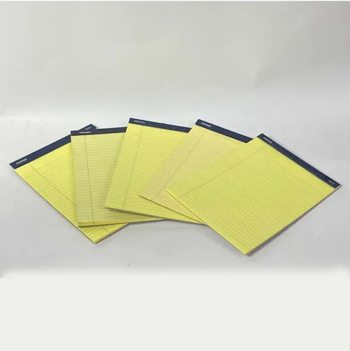 Yellow Legal Pad With Navy Blue Top - OFA629
