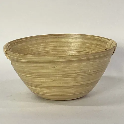 Bamboo Fruit Bowl With Handles - Bwl56