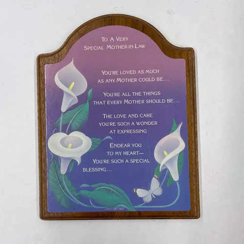 Mother In Law Appreciation Plaque - DEB517