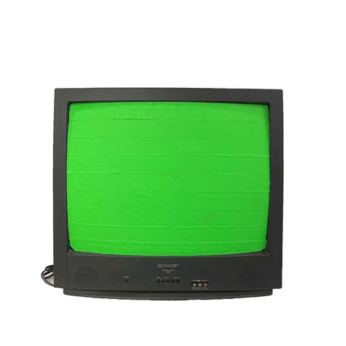 Gray Sharp Television with Green Screen Tape - MO2282
