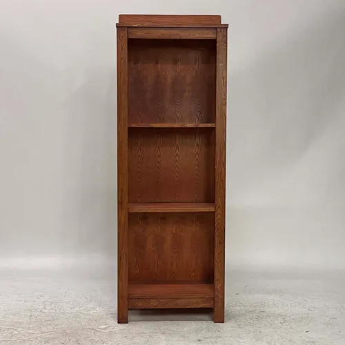 Vintage Cherry Wood 3-Shelf Bookcase - CG2945