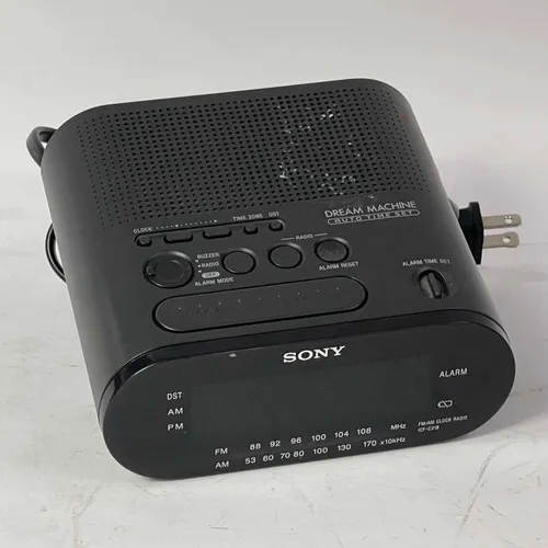 Sony Electronic Small Black Plastic Alarm - A783