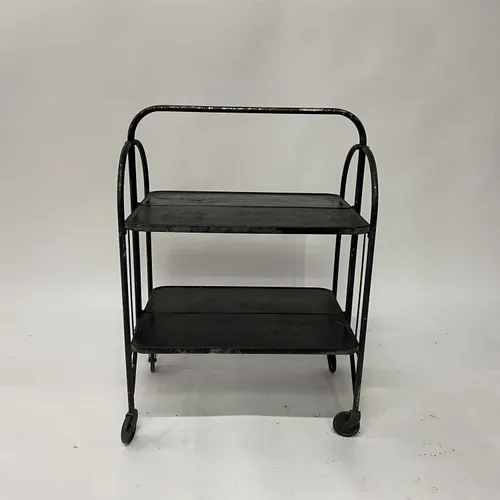 Black Antique Foldable Bar Cart - DIB380