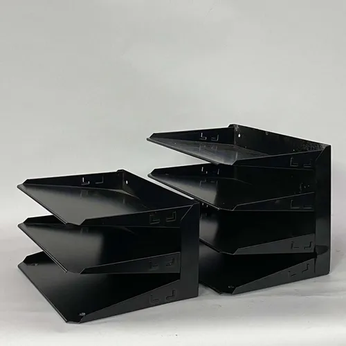 4pc Multi Tier Horizontal Metal File Organizer - OF235