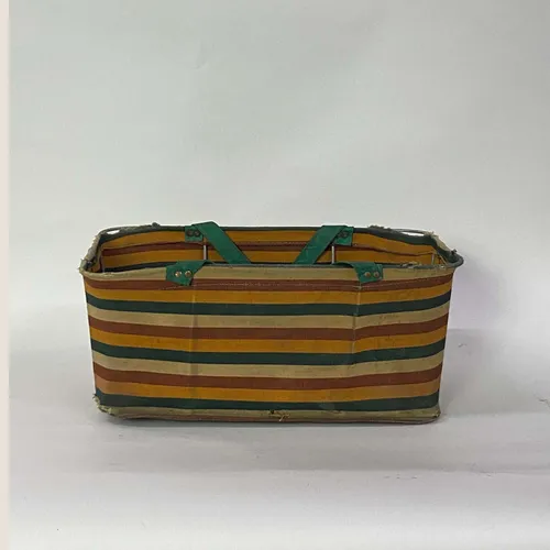 Yellow Red & Green Canvas Tote - BAG92