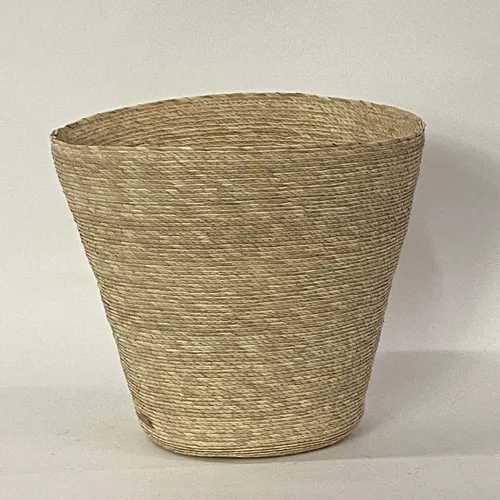 Woven Seagrass Waste Basket - BSKT78