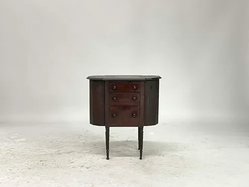Antique Mahogany Martha Washington Sewing Cabinet