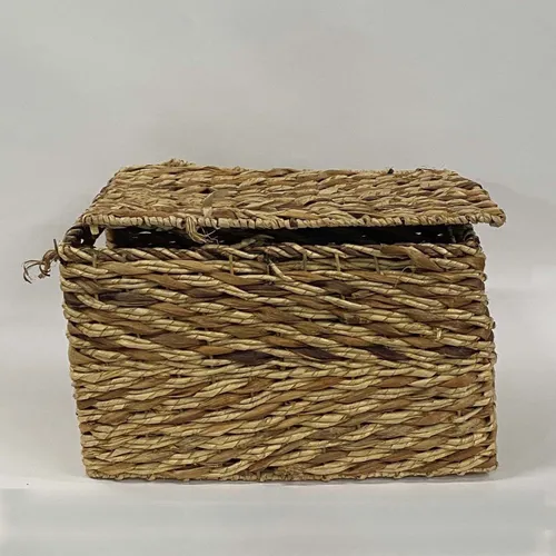 Rattan Basket With Lid - BSKT4