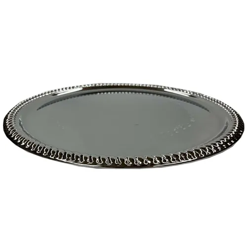 Round Chrome Tray - TR406