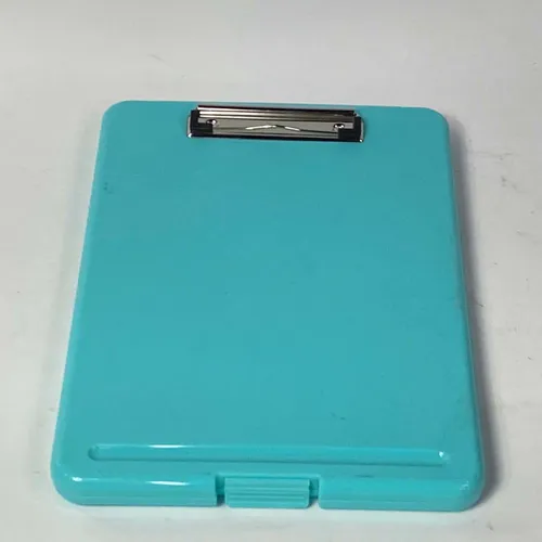 Plastic Turquoise Storage Clipboard - OFA687