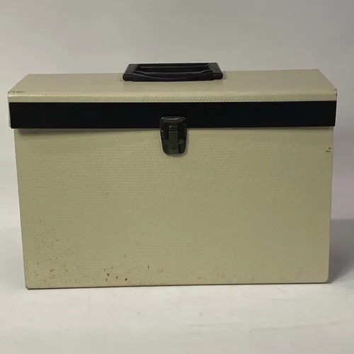 Beige Plastic Accordian Folder Box - OFA668
