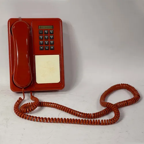 Apple Red Vintage Landline Phone - A806