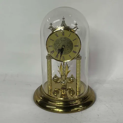 Gold Plated Bulova Anniversary Clock - A756