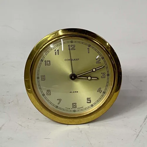 Gold Plated Vintage Alarm Clock - A771