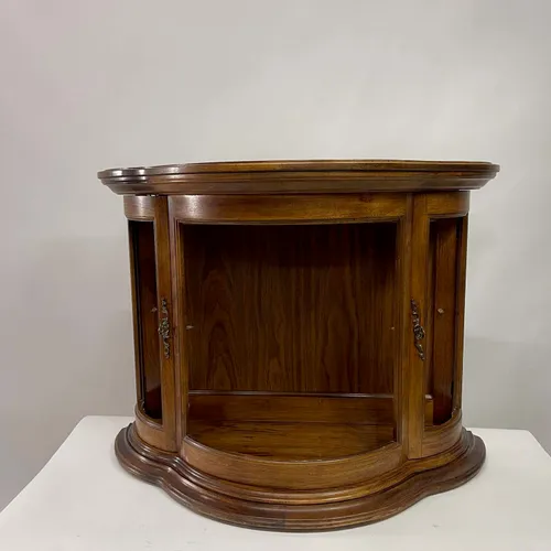 Curved Curio Cabinet with Light - CGB338