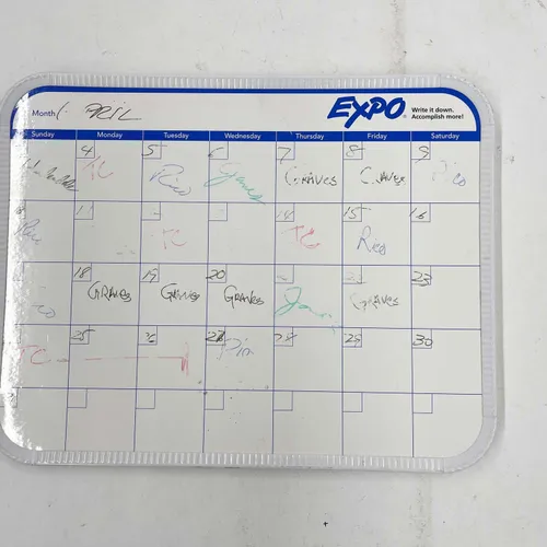 Expo Erasable Marker Calendar - OFB530