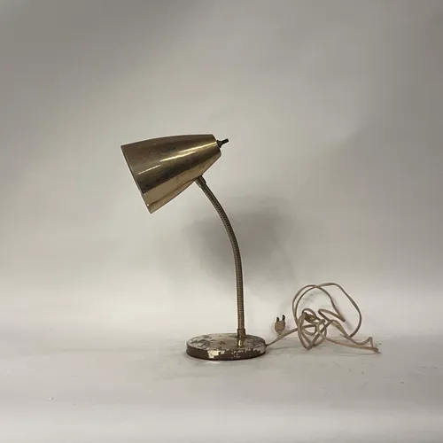 Vintage Gold Metal Adjustable Desk Lamp - LI173