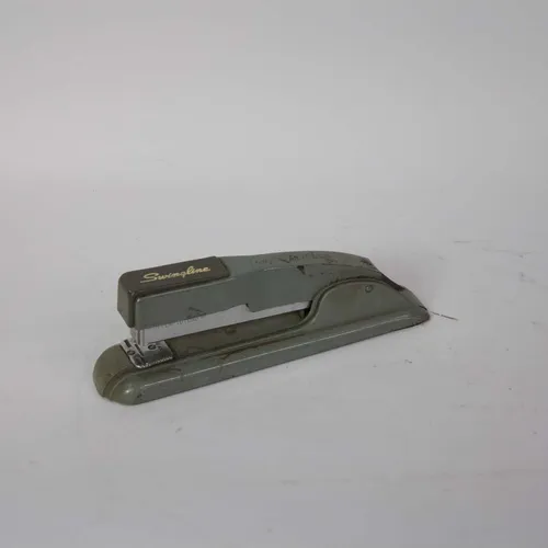 Vintage Gray Metal Stapler - OFA556