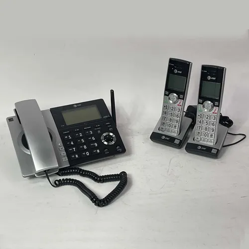AT&T Black & Silver House Phone Set - A821