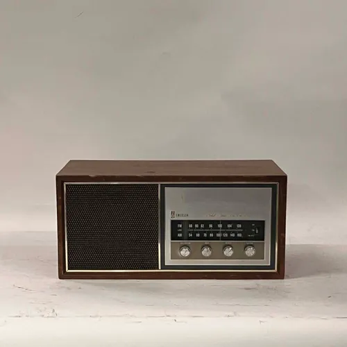 Brown Wooden Radio - MO22844