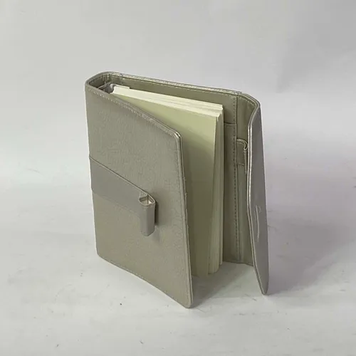 Silver Day Planner With Pen Holder - OFA653