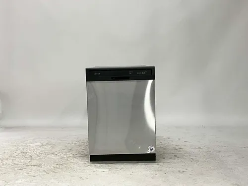 Silver & Black Amana Dishwasher