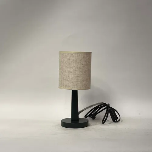Dark Green Table Lamp with Beige Shade - LI510