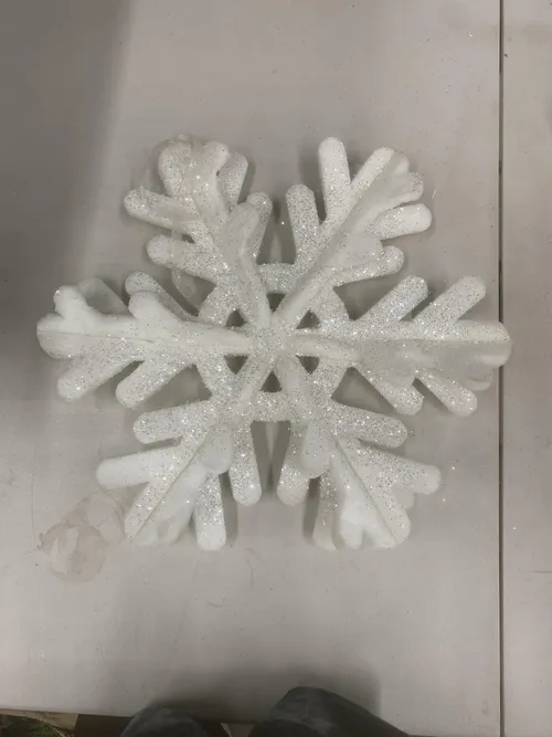 Hanging Glitter Snowflakes