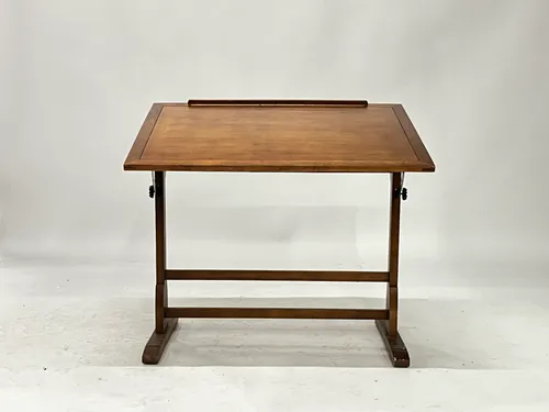 Adjustable Walnut Drafting Table