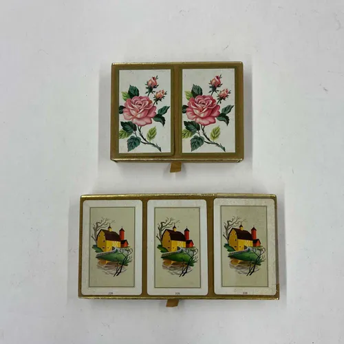 Congress Playing Cards House & Flowers - KDB465