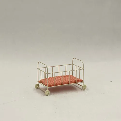 Miniature Toy Crib With Pink Cushion - MOB231