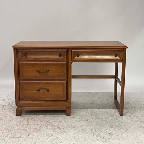 Vintage Wood 4-Drawer Desk - TA3035