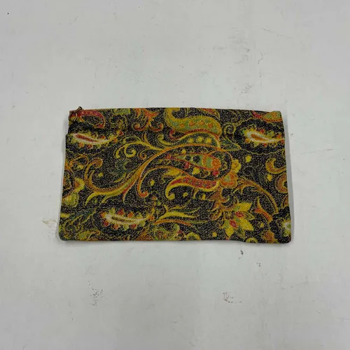 Gold Paisley Pencil Bag - A934