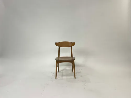 Walnut Midcentury Modern Side Chair
