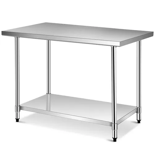 Stainless steel prep tables