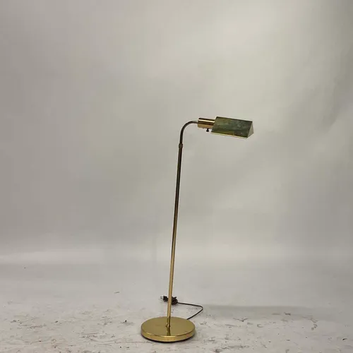 Mid-Century Modern Brass Pharmacy Floor Lamp - LI385