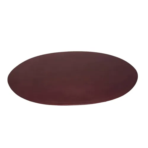Ruby Red Oval Desk Mat - OFA501