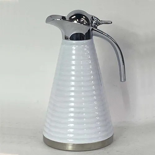 Tapered White Insulated Carafe - KT142