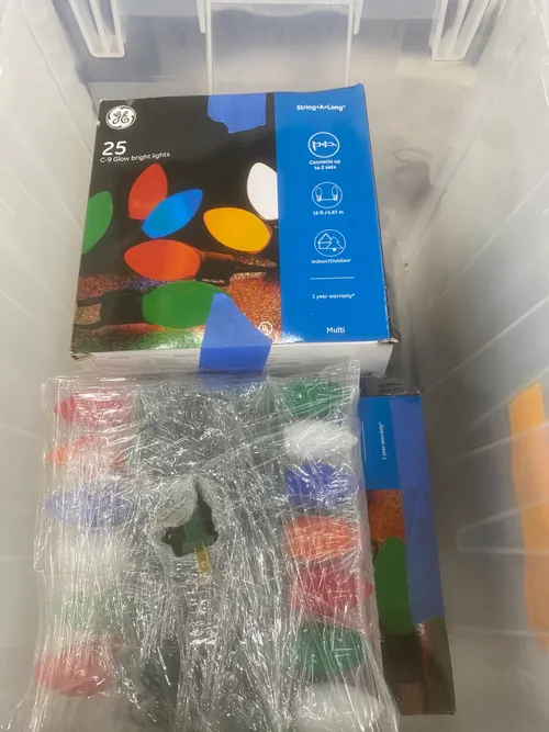 16' Green Wire Colored C9 String Lights